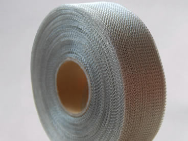 Galvanized steel knitted wire mesh tape for air filtration